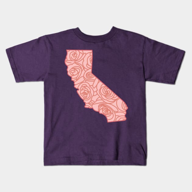 california Kids T-Shirt by courtneylgraben